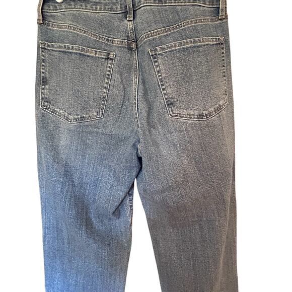 OLD NAVY O.G. Loose Women’s Straight Leg High Rise Blue Denim Jeans Size 12 - Picture 7 of 11